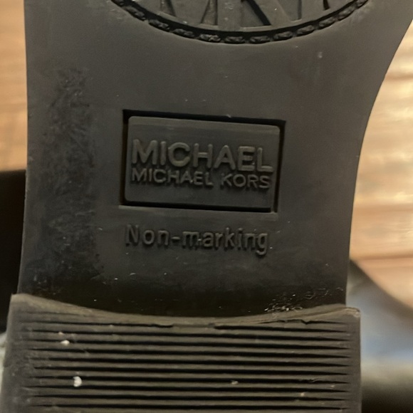 Michael Kors Emma Jacquard 2 Black Boots Size 3 (Little Girl) - Picture 4 of 7